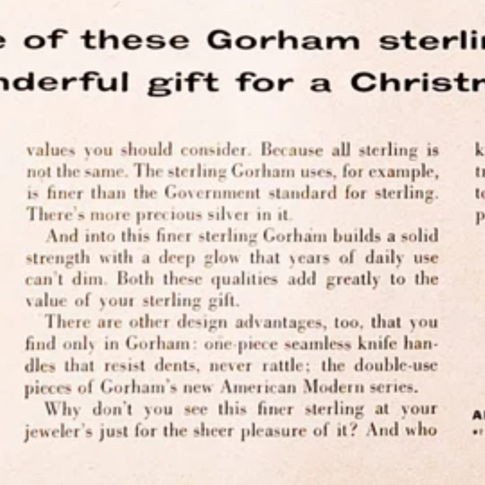 Vintage Gorham Sterling Silver Spoon Brooch Pin 1953 Décor pattern Decor - Picture 8 of 12